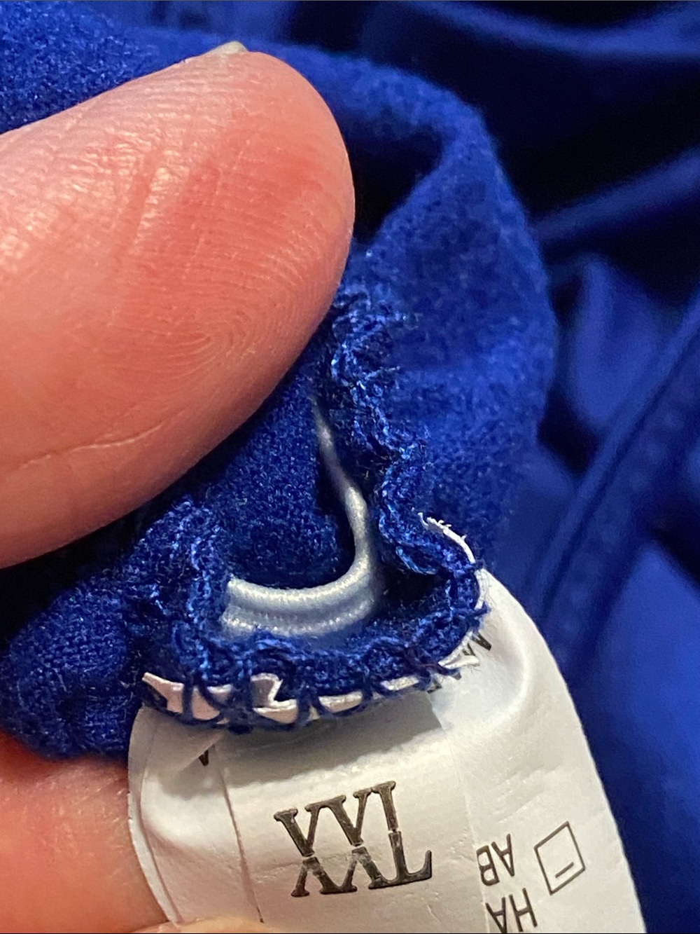 ROYAL BLUE BODYCON DRESS Ruched & Bows - Picture 7 of 7